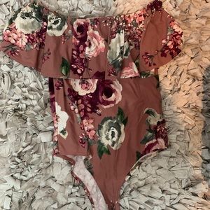 Off the shoulder bodysuit